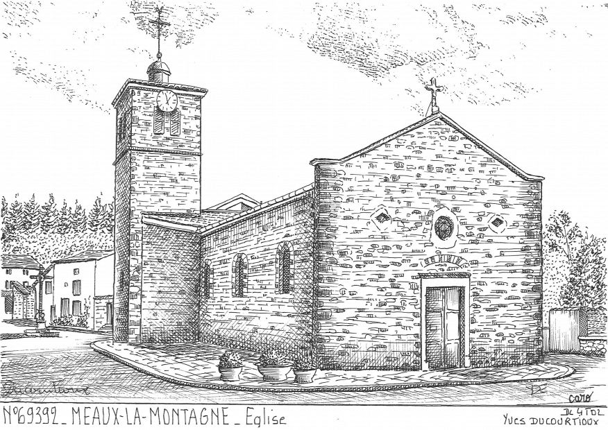 Cartes postales MEAUX LA MONTAGNE - �glise