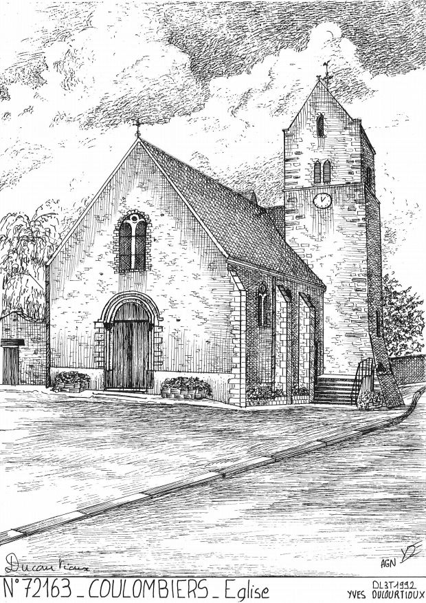 Souvenirs COULOMBIERS - glise