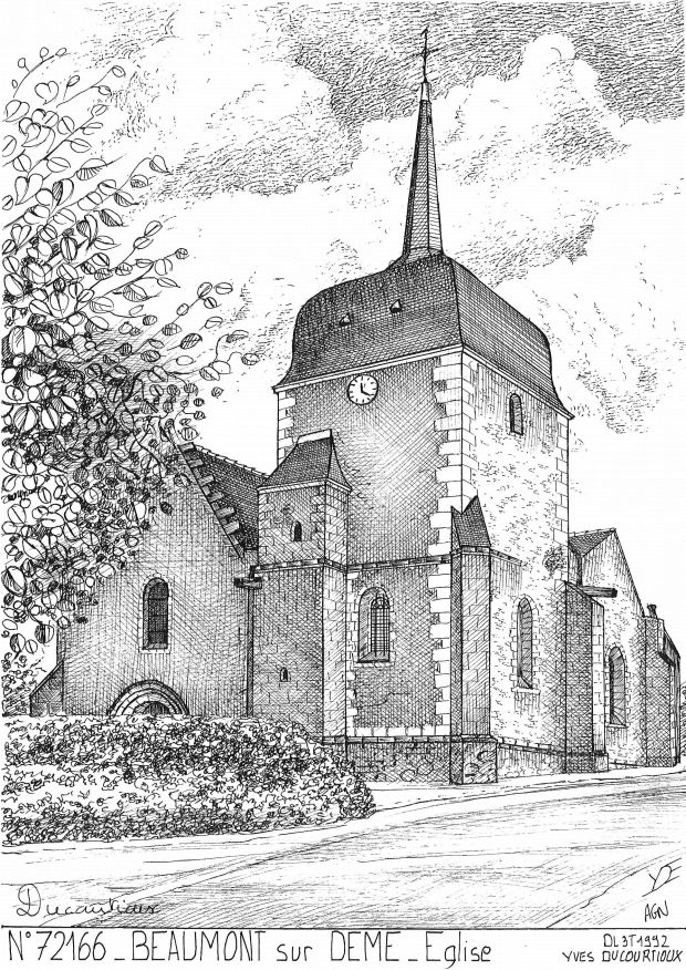 Souvenirs BEAUMONT SUR DEME - �glise