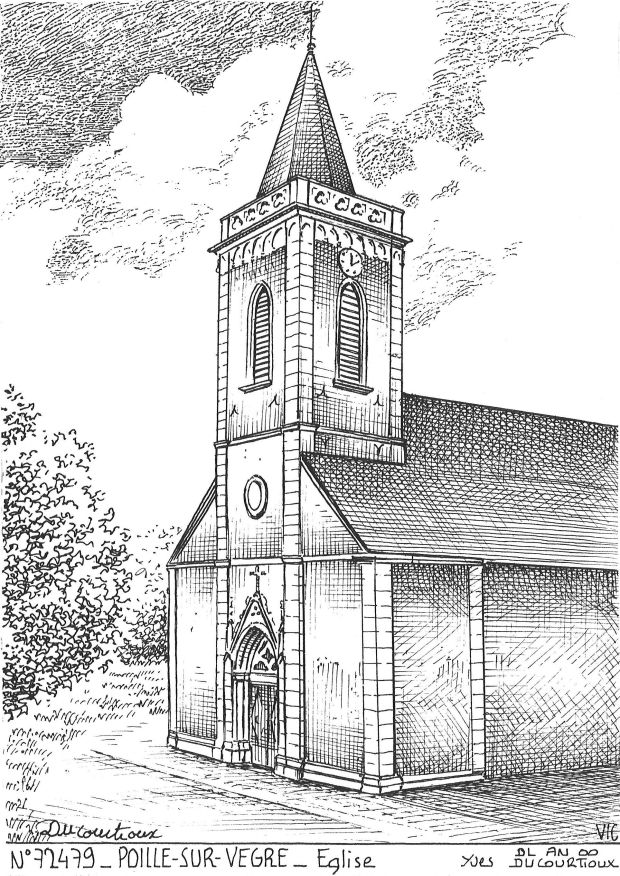 Souvenirs POILLE SUR VEGRE - glise