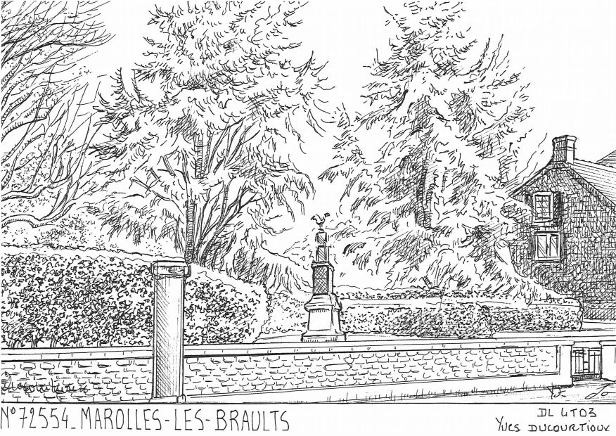 Souvenirs MAROLLES LES BRAULTS - vue
