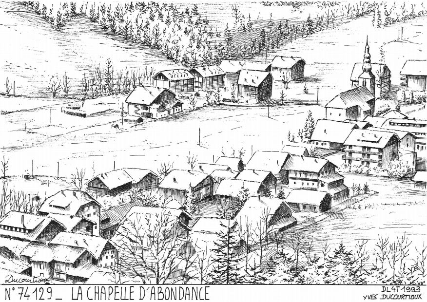 Cartes postales LA CHAPELLE D ABONDANCE - vue