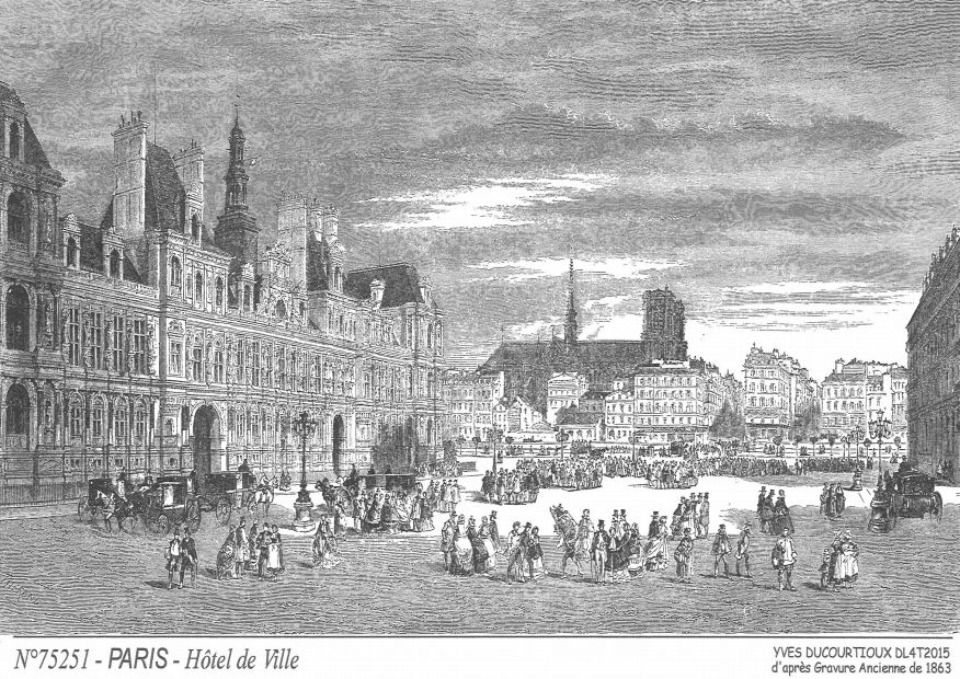 Souvenirs PARIS - htel de ville