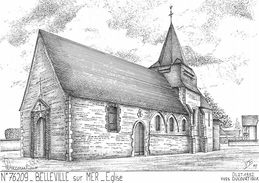 Cartes postales BELLEVILLE SUR MER - glise