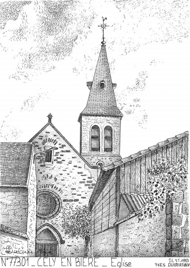 Souvenirs CELY EN BIERE - �glise