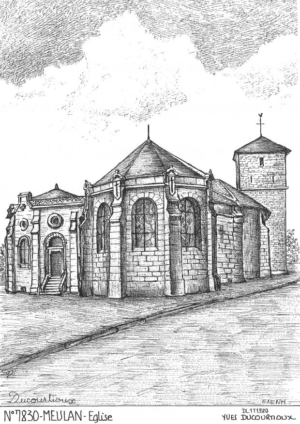 Souvenirs MEULAN - �glise