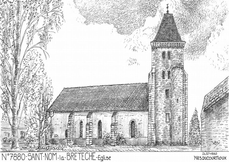 Souvenirs ST NOM LA BRETECHE - glise