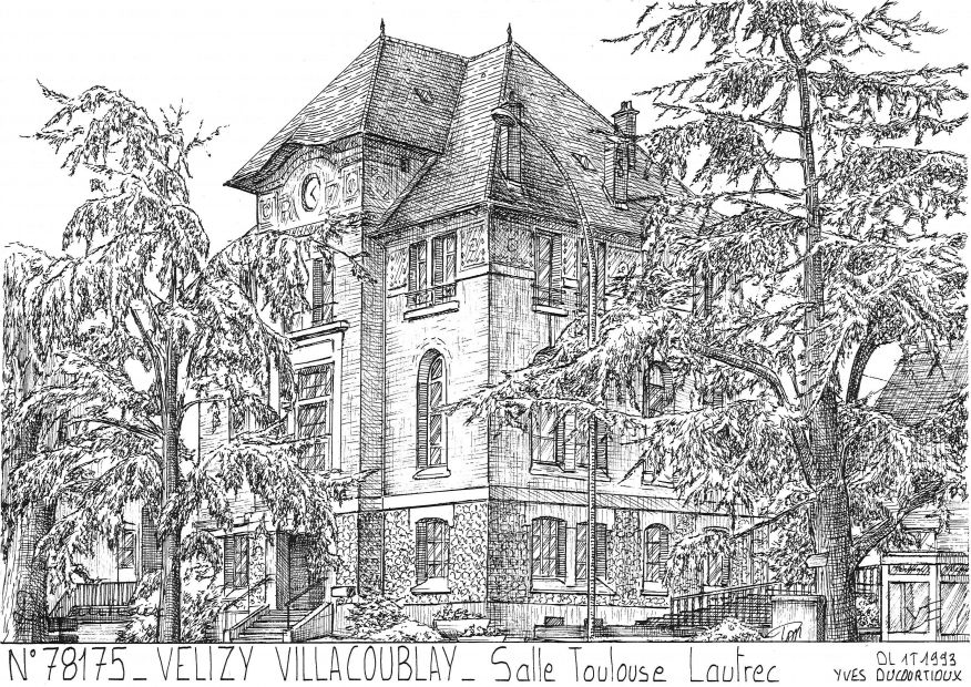 Cartes postales VELIZY VILLACOUBLAY - salle toulouse lautrec