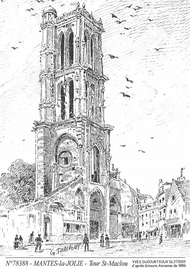 Souvenirs MANTES LA JOLIE - tour st maclou