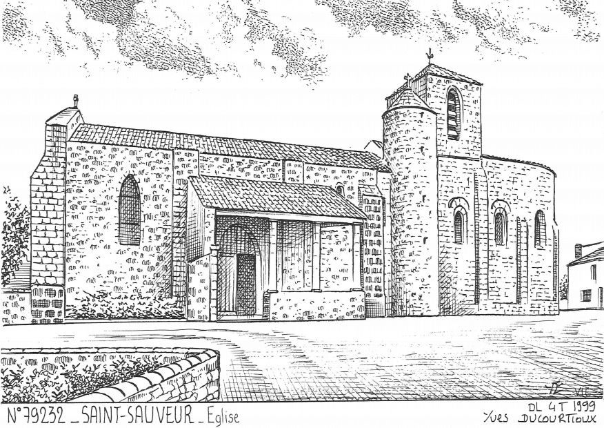 Cartes postales ST SAUVEUR - �glise