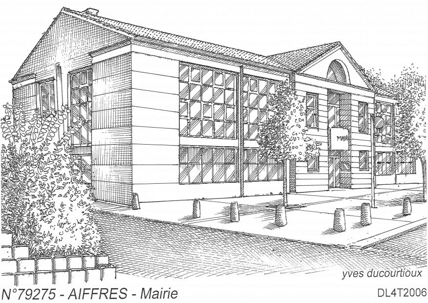 Cartes postales AIFFRES - mairie