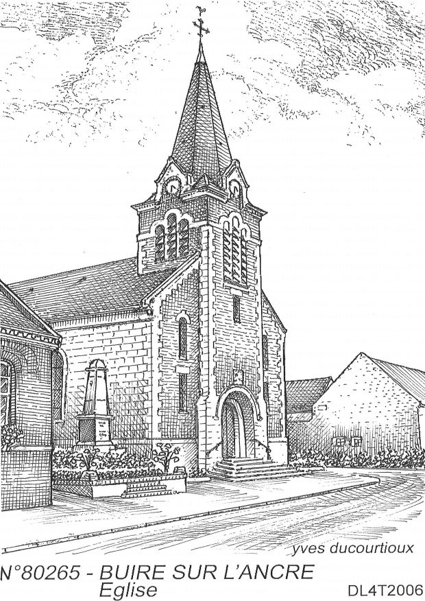 Cartes postales BUIRE SUR L ANCRE - �glise