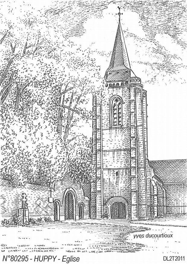 Cartes postales HUPPY - glise