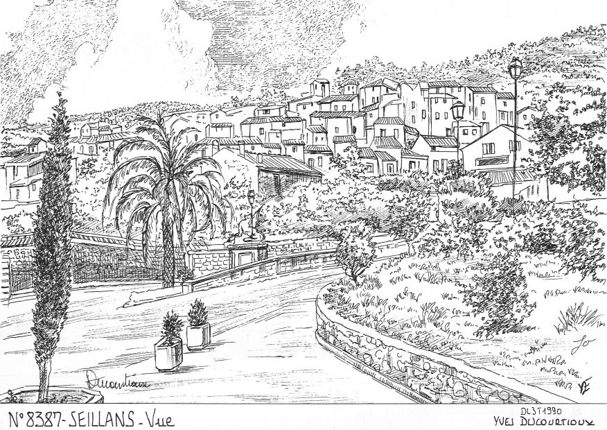 Souvenirs SEILLANS - vue
