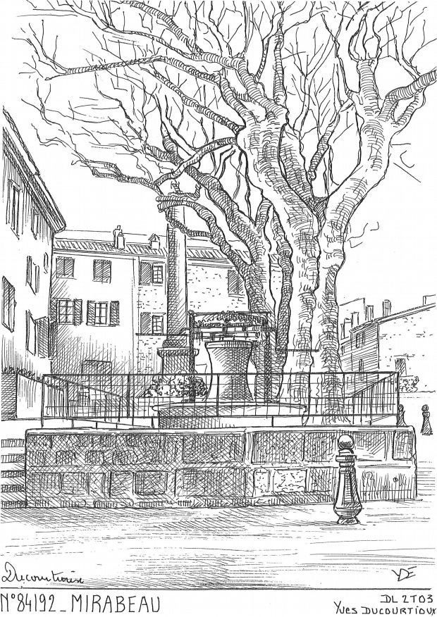 Cartes postales MIRABEAU - vue