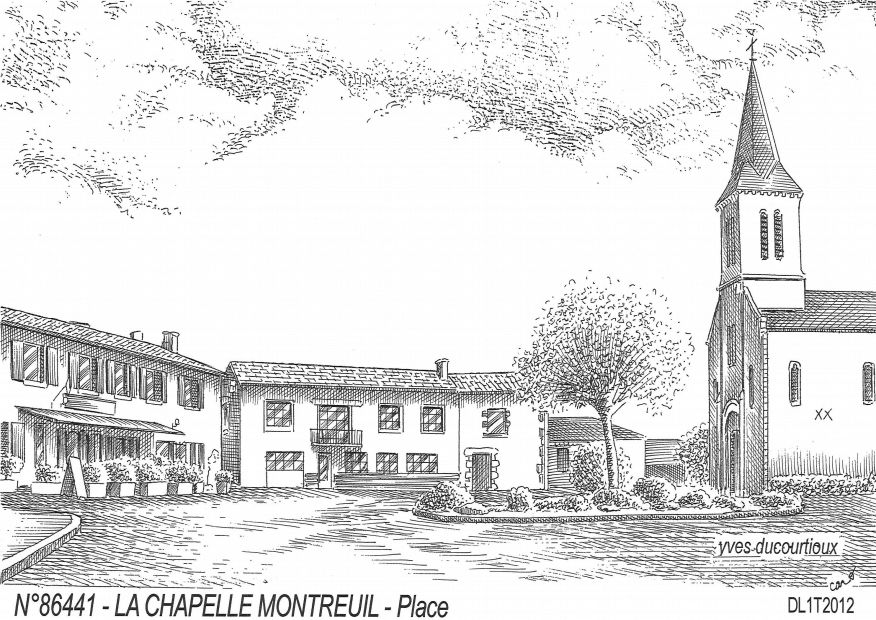 Souvenirs LA CHAPELLE MONTREUIL - place
