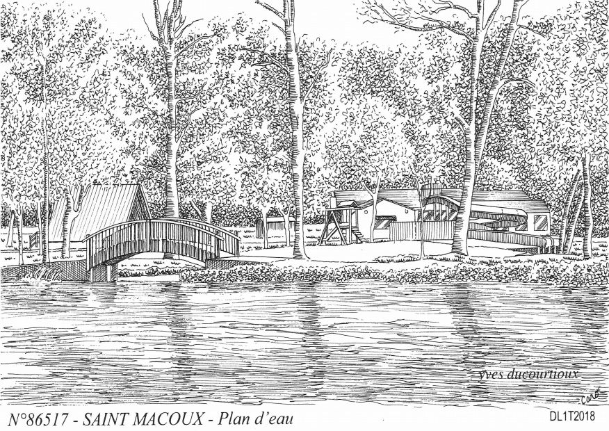 Souvenirs ST MACOUX - plan d eau