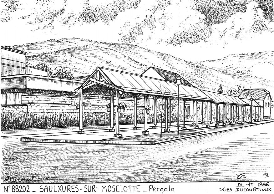 Souvenirs SAULXURES SUR MOSELOTTE - pergola