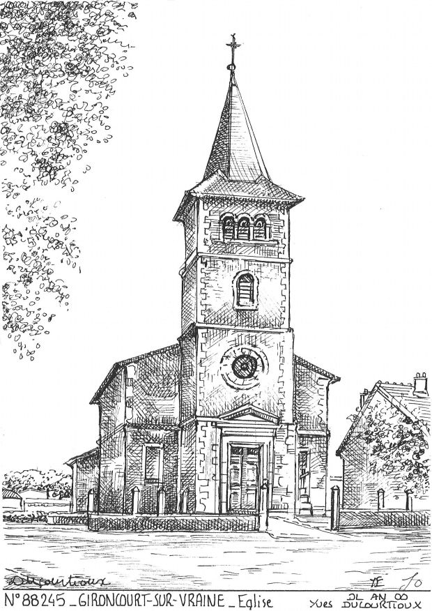 Souvenirs GIRONCOURT SUR VRAINE - �glise