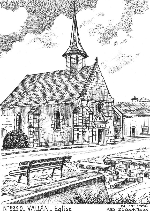 Cartes postales VALLAN - glise