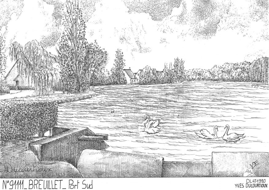 Cartes postales BREUILLET - port sud