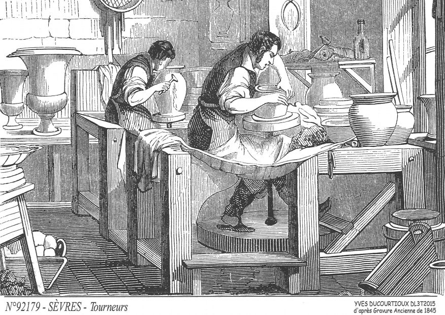 Souvenirs SEVRES - tourneurs�