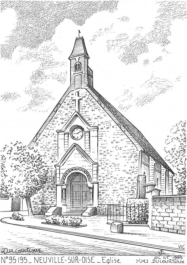 Souvenirs NEUVILLE SUR OISE - glise