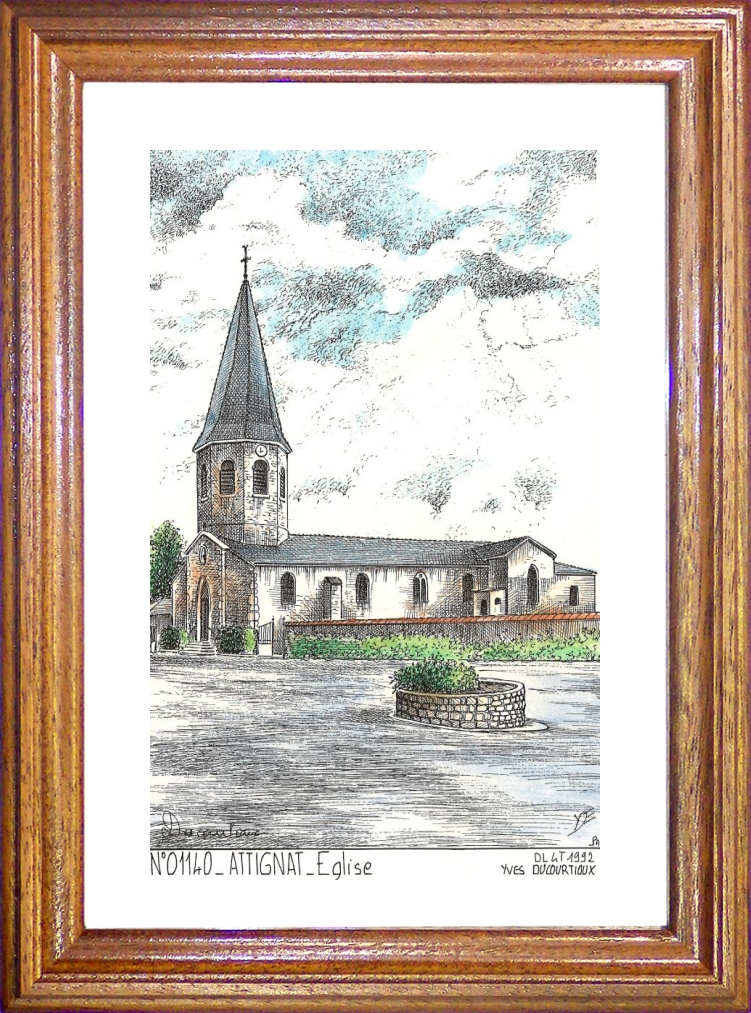 N 01140 - ATTIGNAT - église