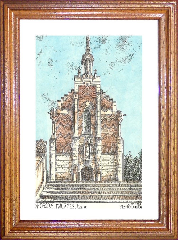N 03229 - AVERMES - église