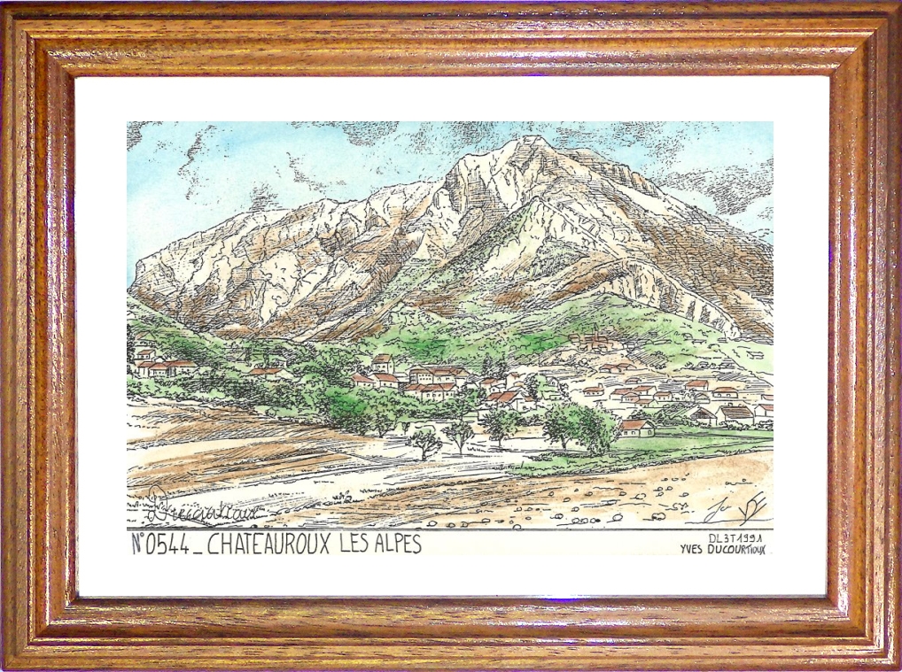 N 05044 - CHATEAUROUX LES ALPES - vue