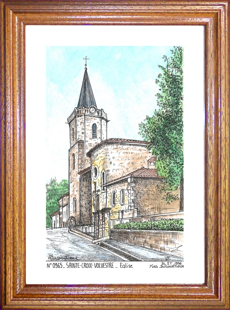 N 09065 - STE CROIX VOLVESTRE - église