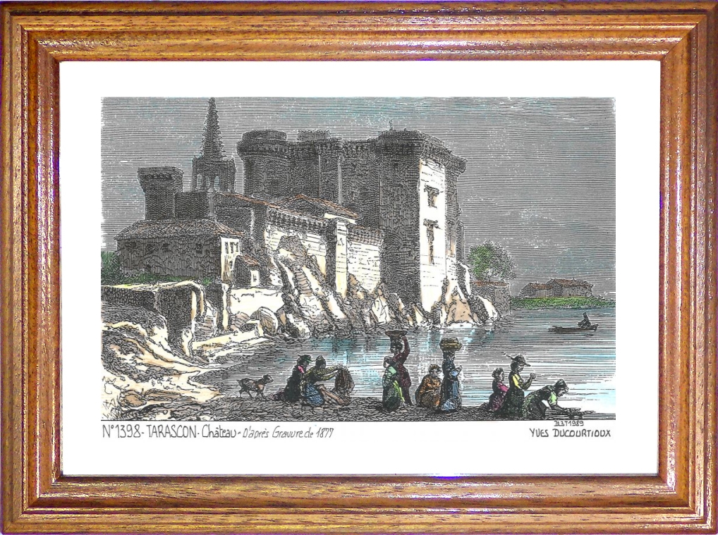 N 13098 - TARASCON - château (d'aprs gravure ancienne)