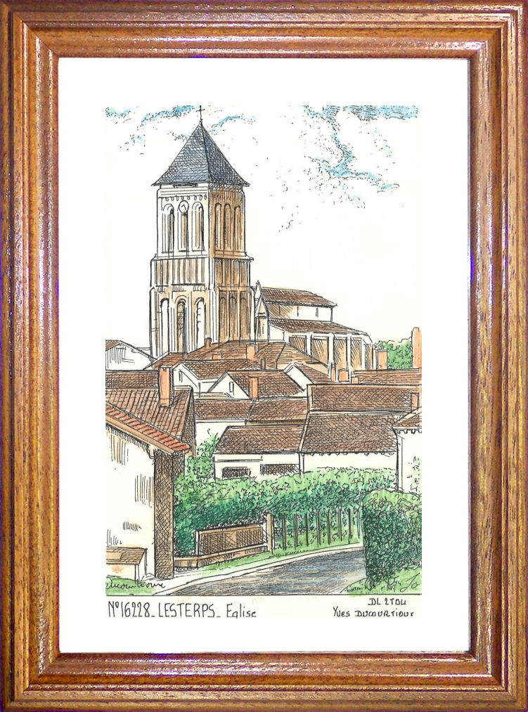 N 16228 - LESTERPS - église
