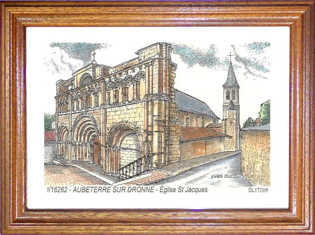 N 16262 - AUBETERRE SUR DRONNE - église st jacques