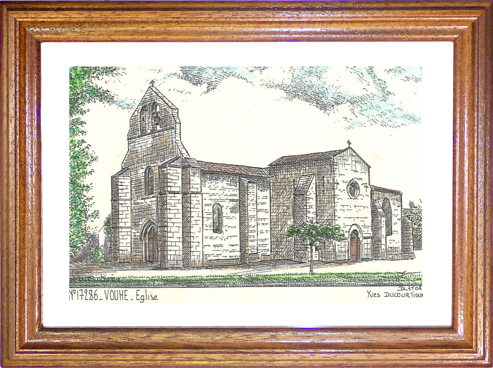 N 17286 - VOUHE - église