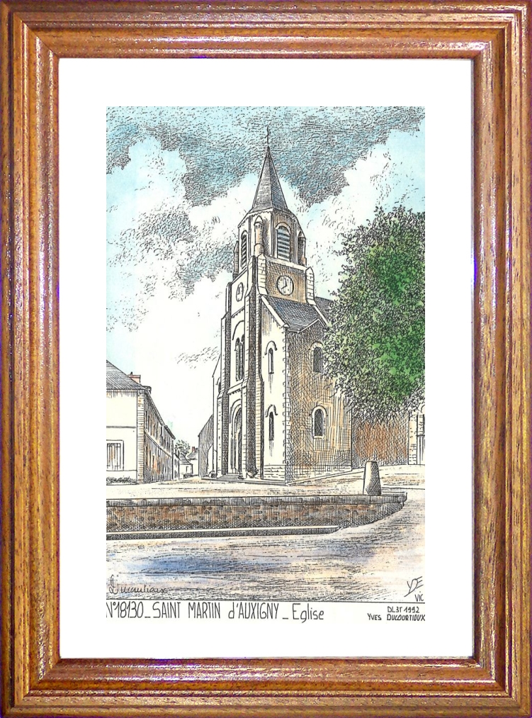 N 18130 - ST MARTIN D AUXIGNY - église