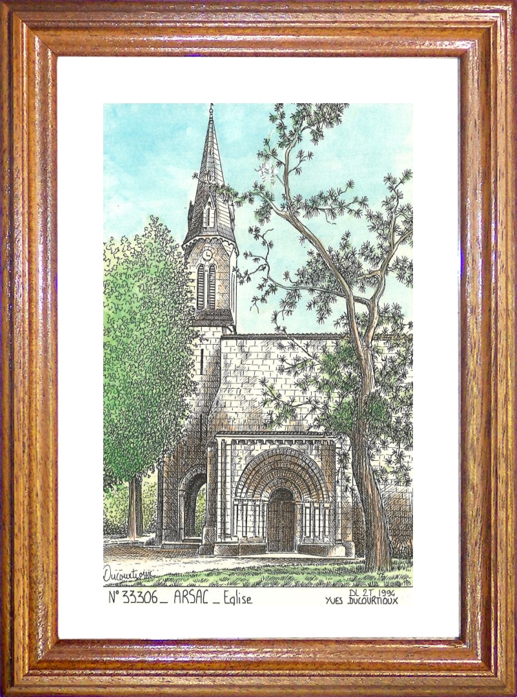 N 33306 - ARSAC - église