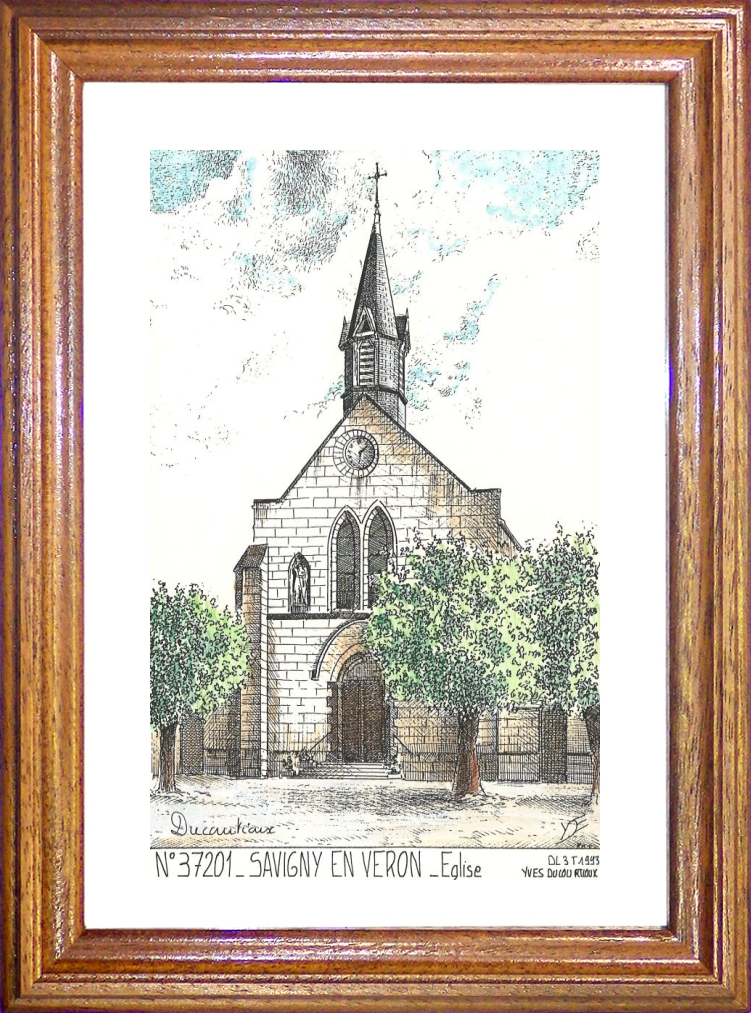 N 37201 - SAVIGNY EN VERON - église