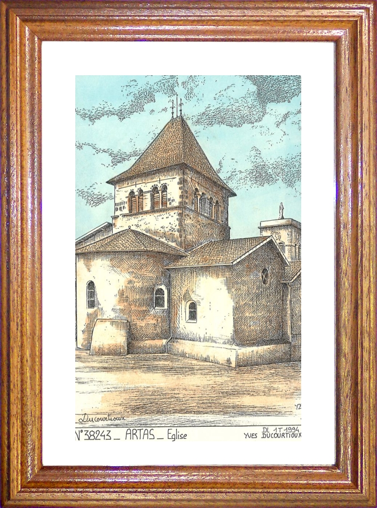 N 38243 - ARTAS - église
