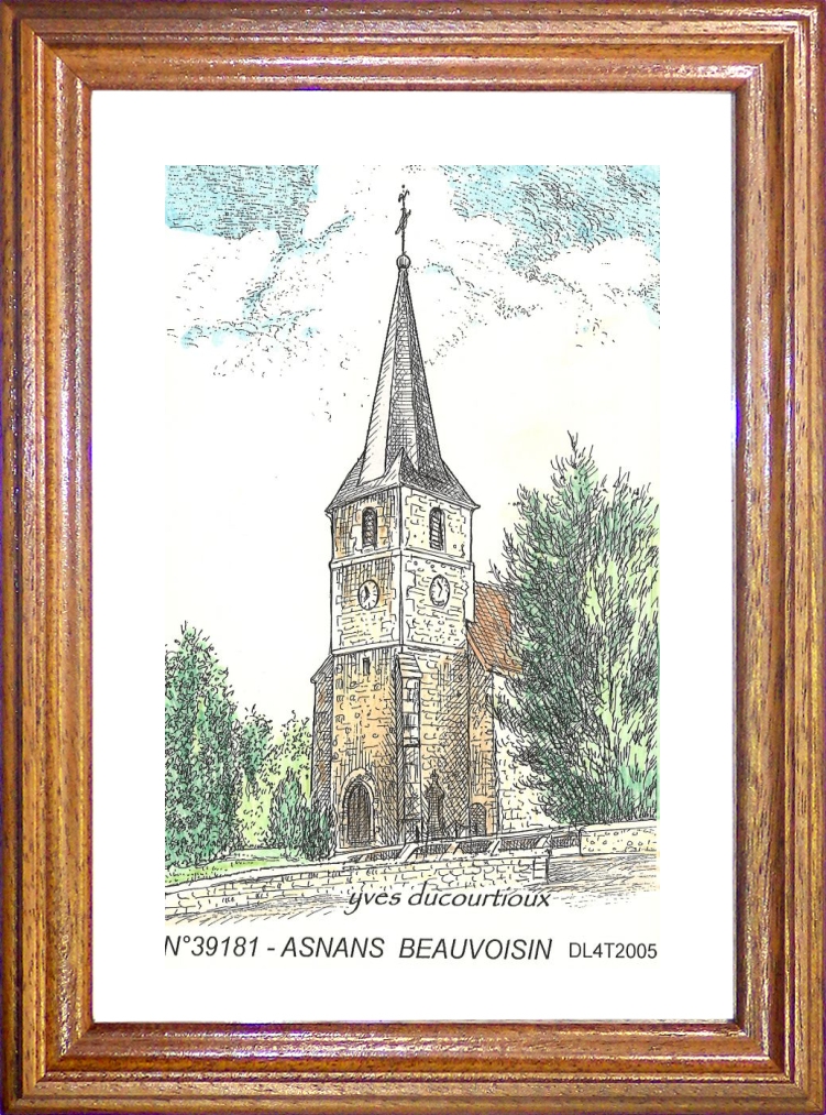 N 39181 - ASNANS BEAUVOISIN - église