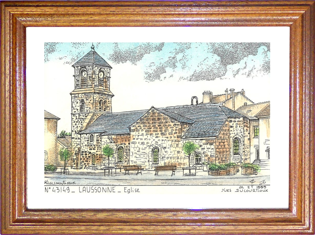 N 43149 - LAUSSONNE - église