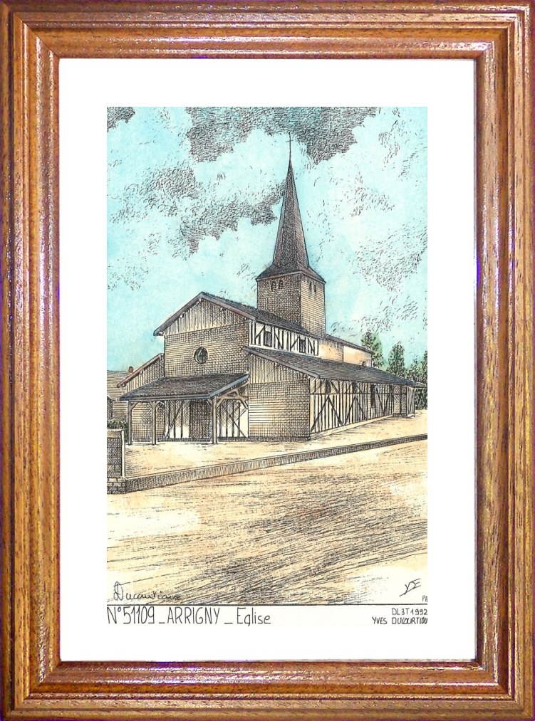 N 51109 - ARRIGNY - glise