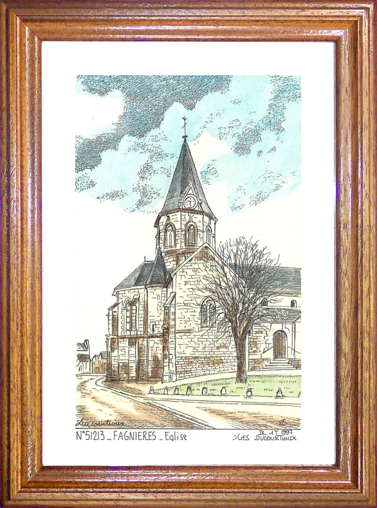 N 51213 - FAGNIERES - glise