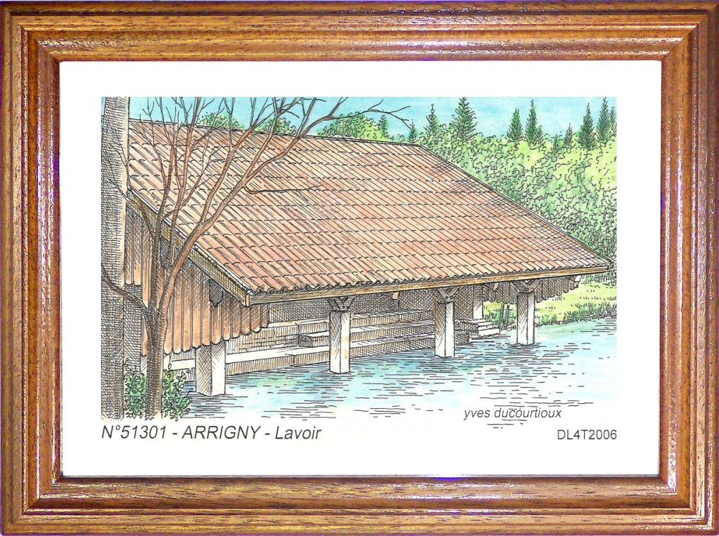 N 51301 - ARRIGNY - lavoir