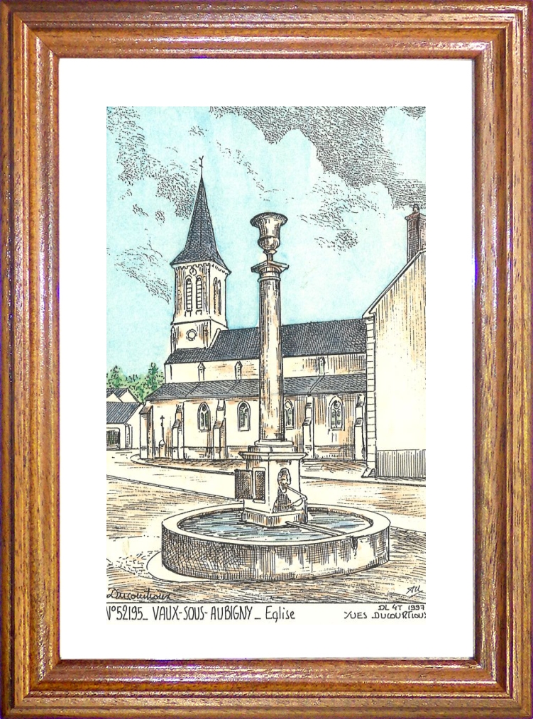 N 52195 - VAUX SOUS AUBIGNY - église