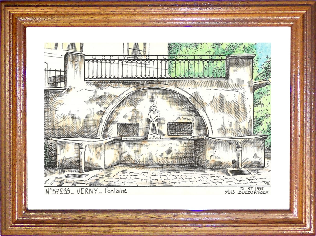 N 57299 - VERNY - fontaine