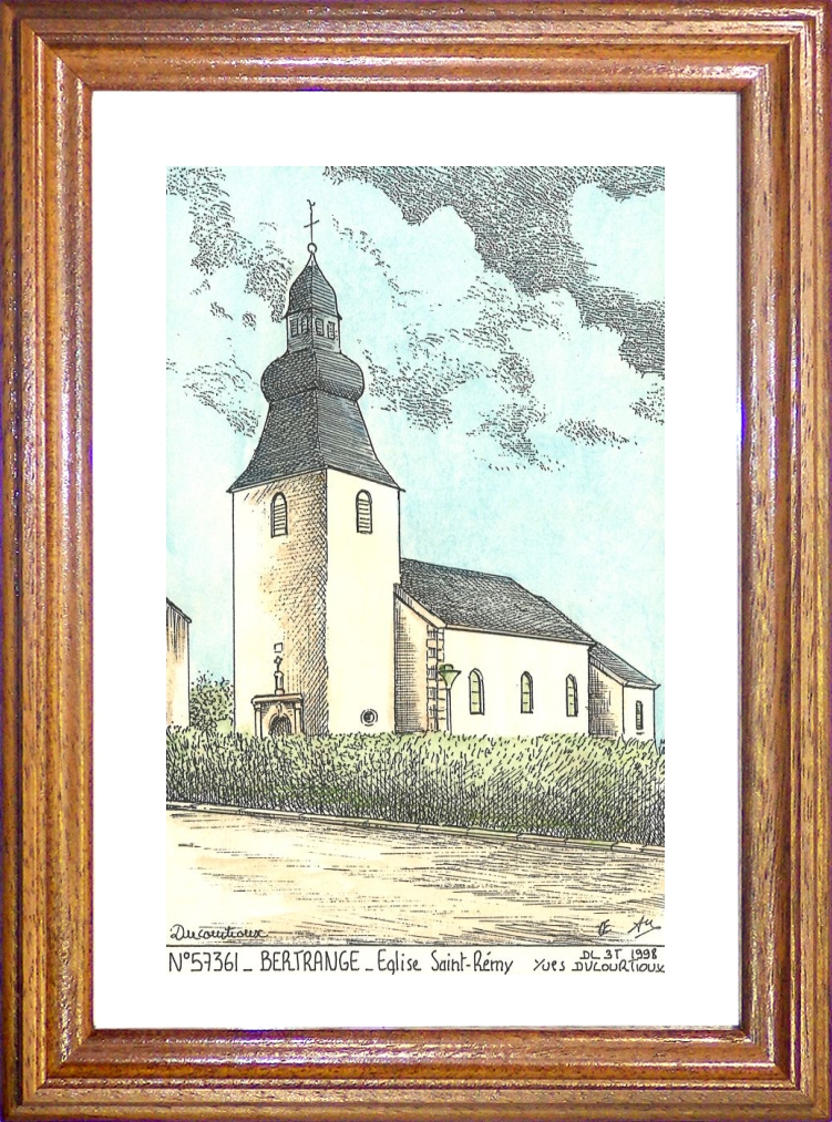 N 57361 - BERTRANGE - église st rémy