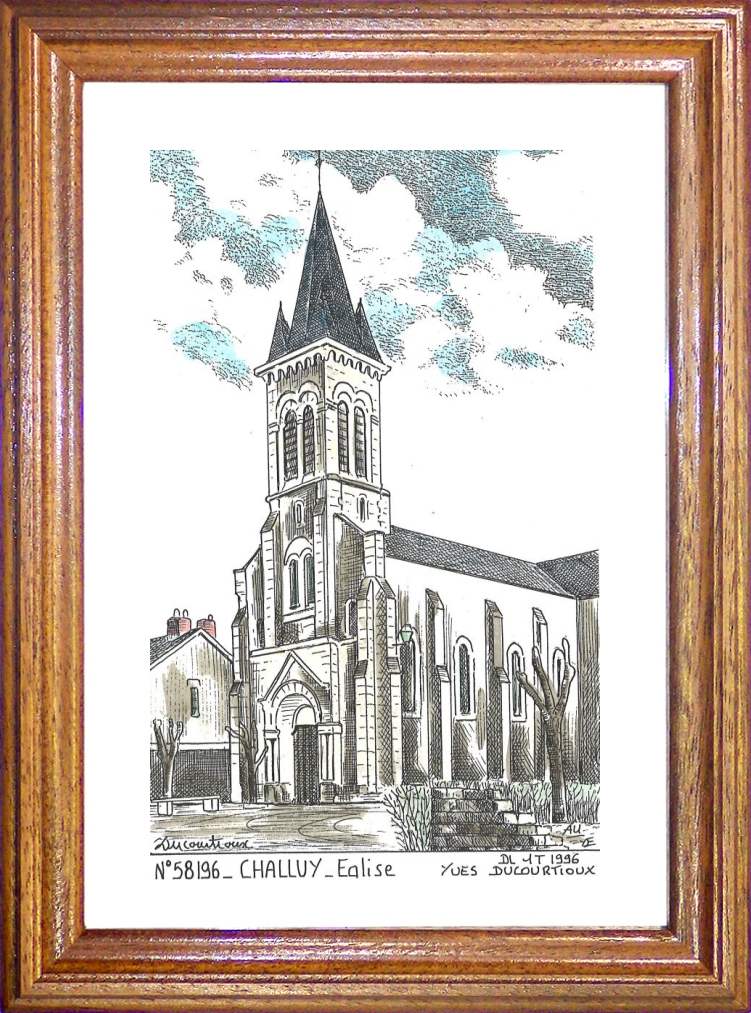 N 58196 - CHALLUY - glise