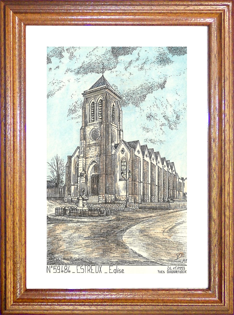 N 59484 - ESTREUX - église