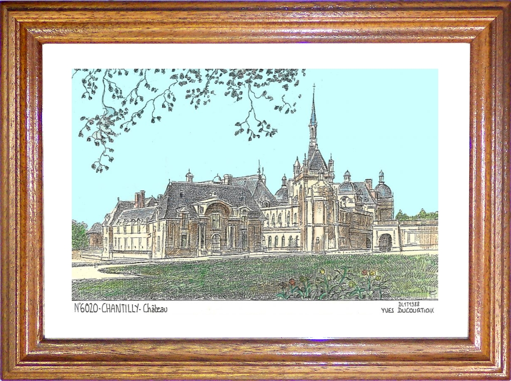 N 60020 - CHANTILLY - château